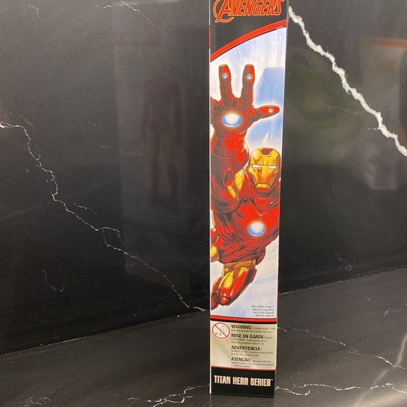 Iron Man Marvel Avengers toy Titan Hero Series Hasbro NWT - Picture 5 of 6